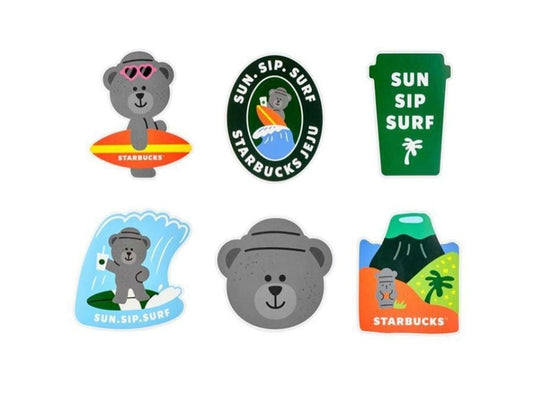 Stickers Jeju Starbucks Corea 2025