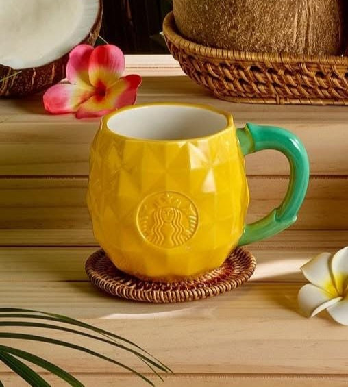 Taza de Ceramica en forma de PiñaStarbucks Corea Summer 2 2025