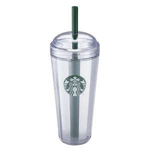 Vaso de Acrílico con Popote Taiwan Starbucks 2025 Ocean Siren series 24oz