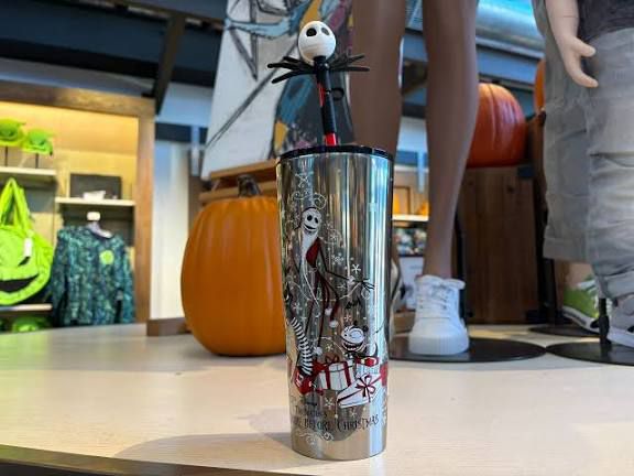 Vaso Nightmare Before Christmas de acero inoxidable 24oz