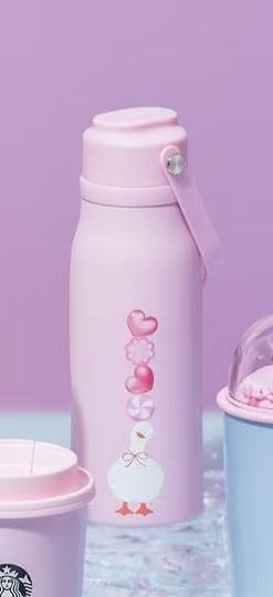 Sweet Duck Handle SS Bottle Taiwan Valentine’s Day 2026