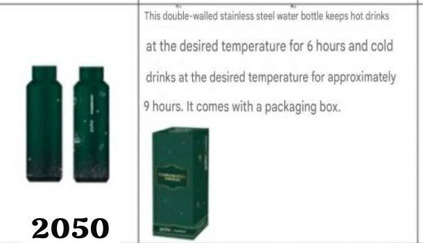 Botella Térmica Verde de Acero Inoxidable con Caja | Mantiene Frío y Caliente