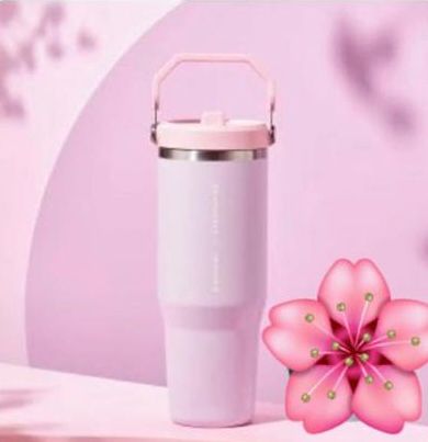 👉Stanley Starbucks Sakura Corea 2026 Tumbler con Asa – Edición Limitada Primavera