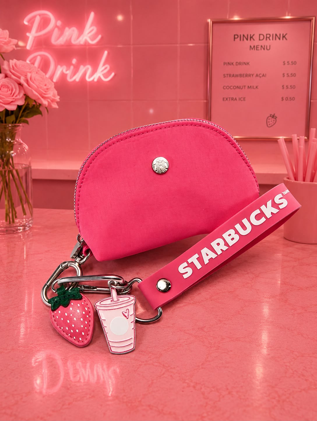 Monedero Starbucks Pink Vibes Collection
