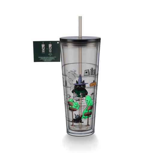 Starbucks 2025 Taiwan Halloween Glow in the Dark 24oz Tumbler