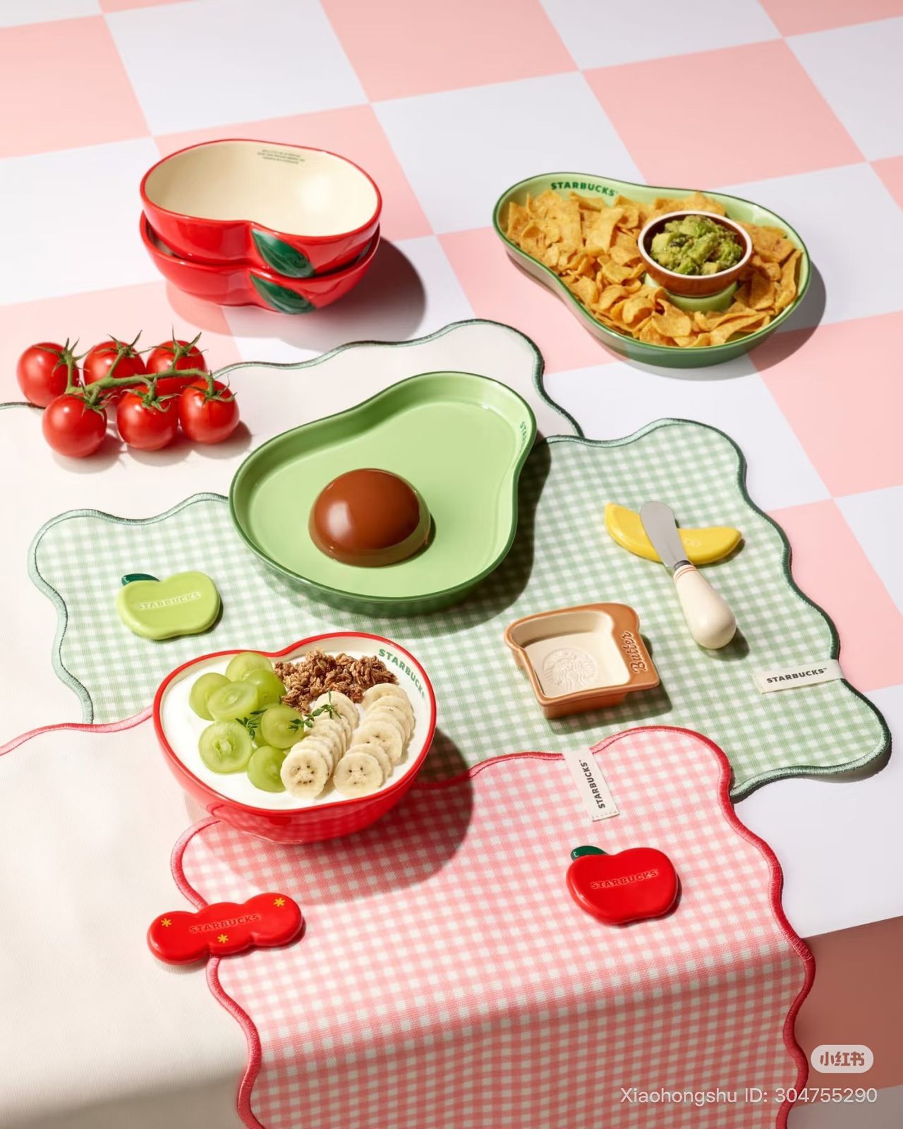 Avocade Dipping Plate Set Grocery Market Korea 2025