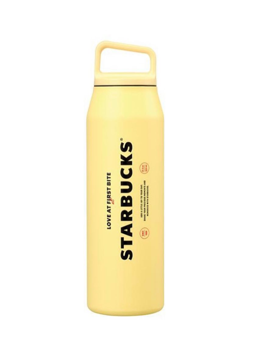 Love at First Bite Lemon Yellow Miir SS Tumbler Grocery Market Korea 2025