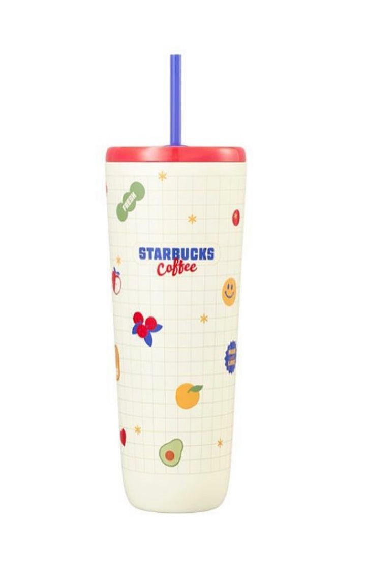 Double Drinking Ways Stainless Steel Cup Grocery Market Korea 2025