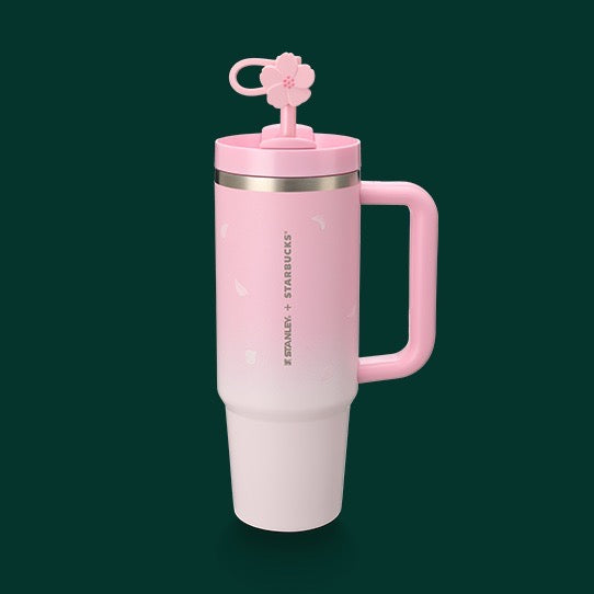 Stanley Starbucks Cup 30oz Cherry Blossom Gradient Milky Island