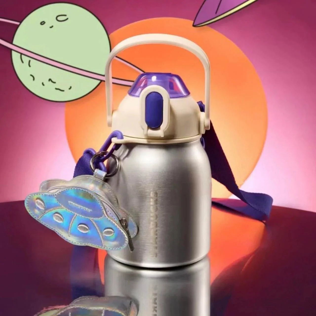 Starbucks China 2024 Summer Night Sky Series Jarra termica de Acero Inoxidable 1075ml