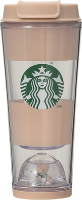 Vaso con borde Bear Snow Dome de gelato pique 355 ml Starbucks Gelato Pique 2025