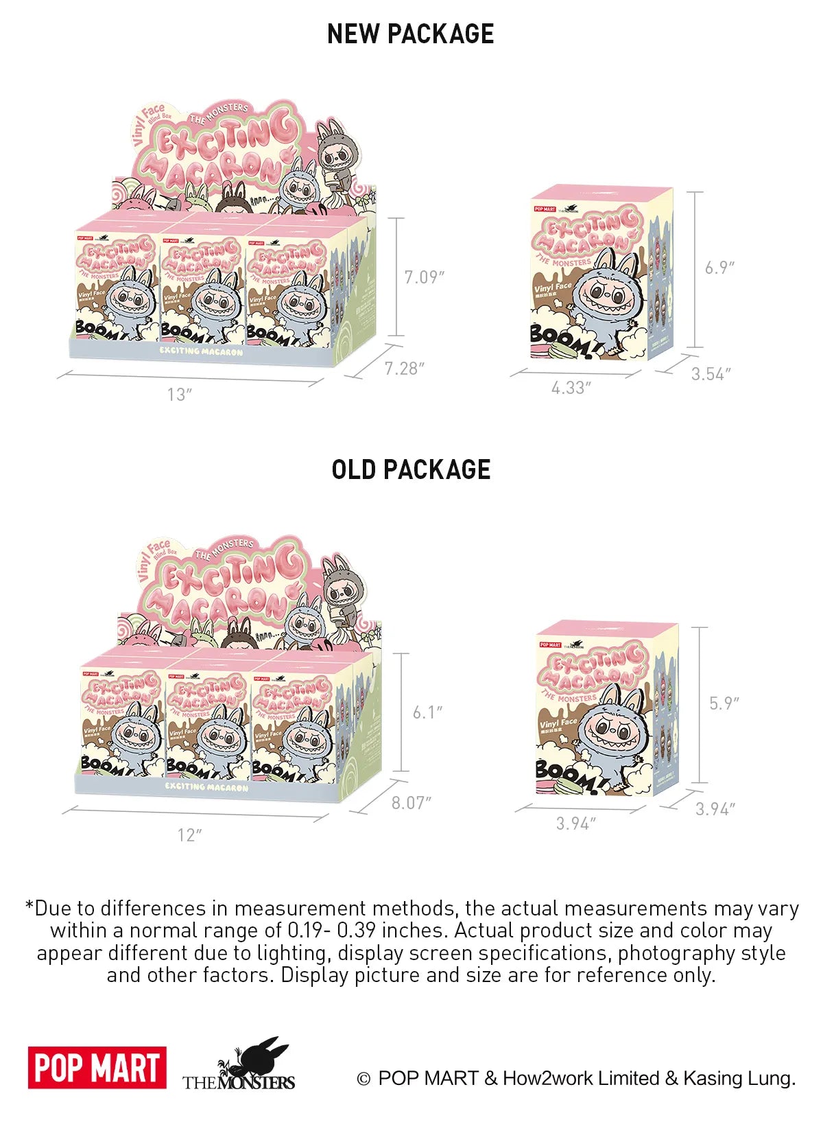 Blind Box Labubu The Monsters: Exciting Macaron Vinyl Face | Edición Coleccionable de Pop Mart