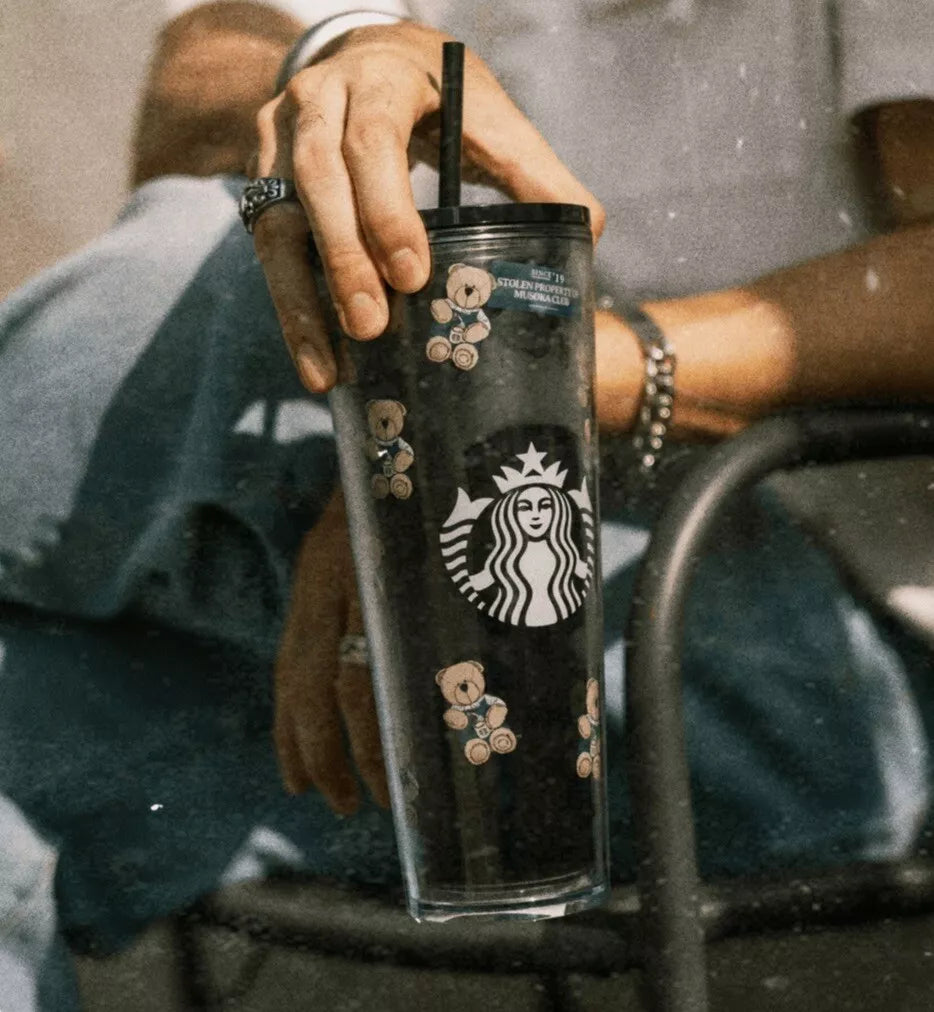 Starbucks Singapore + Musoka Exclusive Collaboration 🧸🇸🇬 Vaso acrilico 24oz