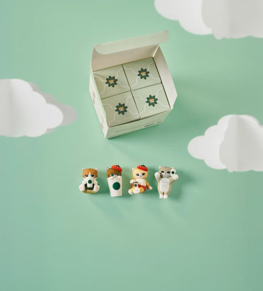 Blind box Cup Clips Mofusand x Starbucks 2025