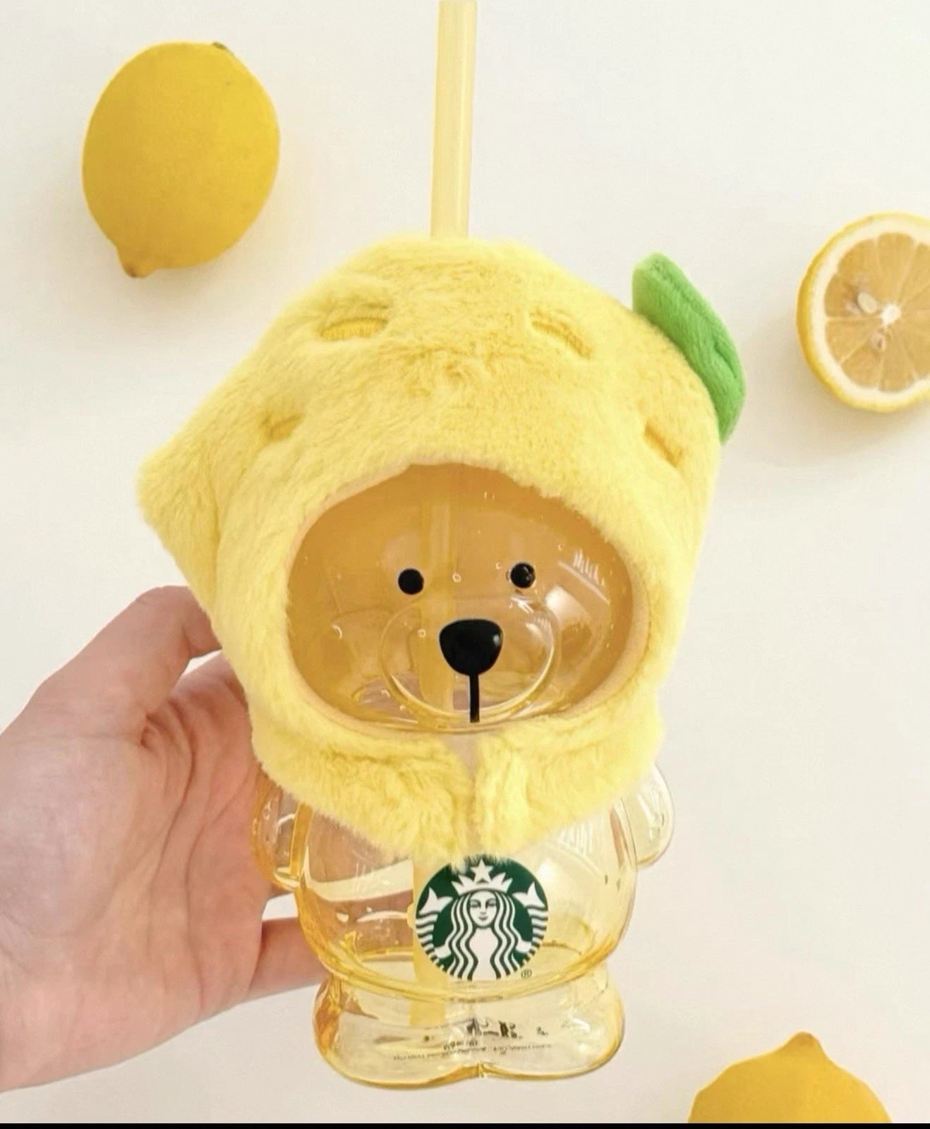 Bearista Limón de Vidrio Starbucks China 2025 Fruit Romance exclusivo en linea 460ml