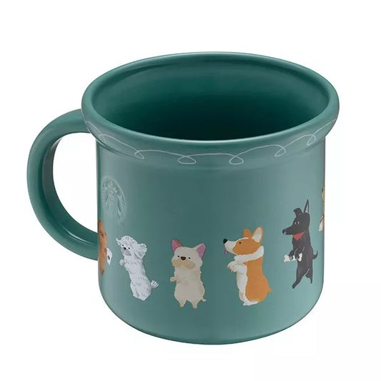Taza de Ceramica Starbucks Pawsome Friends Taiwan 2025 14oz