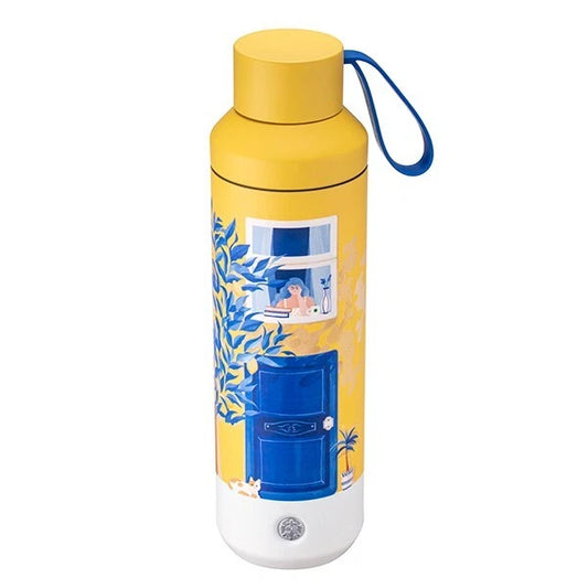 Botella de Agua de Acero Inoxidable Starbucks Taiwan Mediterranean Summer 2025