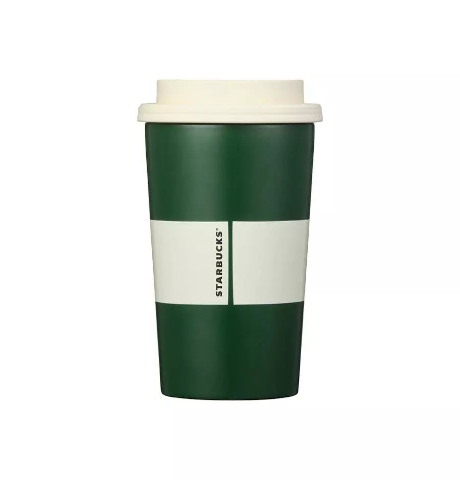 Vaso con Tapa de Acero Inoxidable Book & Coffee Starbucks Korea x Penguin House 355ml / 12oz