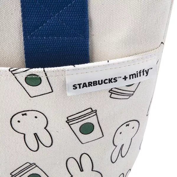 Bolsa Starbucks Taiwan 2025 Miffy series Canvas Tote