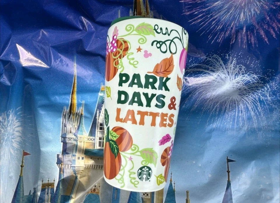 Vaso Starbucks Mickey Pumpkin Park Days And Latte de Disney Parks 2025 US Goods