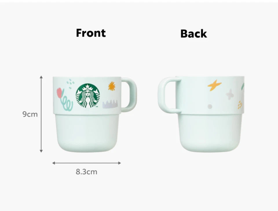 Set de Tazas de Ceramica Starbucks Korea Say Thanks 2025 340ml