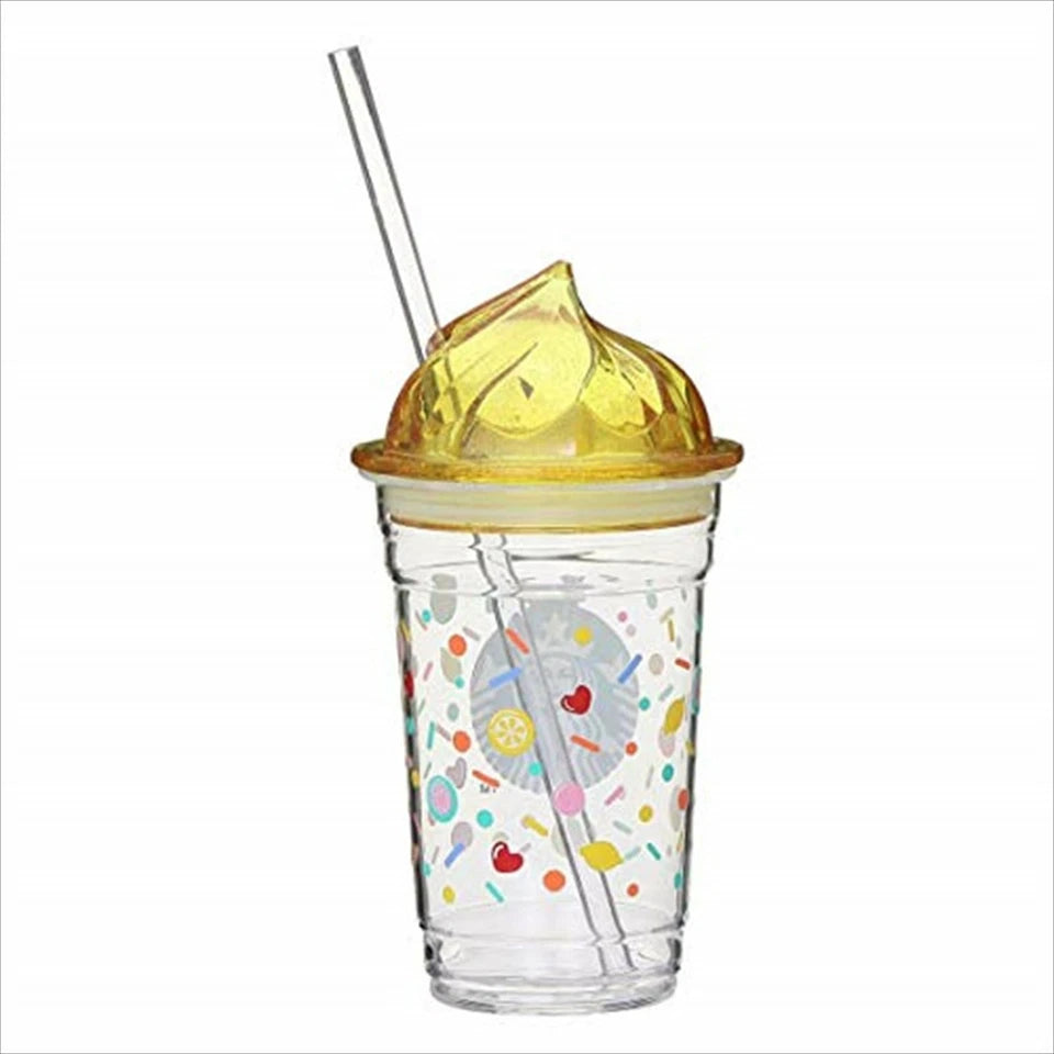 Vaso Vidrio Japon Crema Batida Resistente al Calor Whip Lid Heat-Resistant Glass Cap Happy 355ml Lives Tiktok