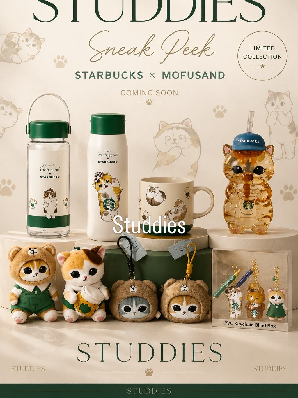 🐱 Mofusand × Starbucks | Colección Exclusiva · Preventa 2026