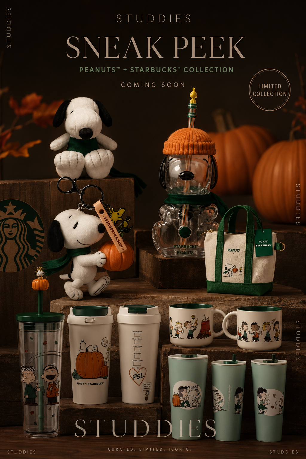 Snoopy x Starbucks 2026 | Colección Otoño