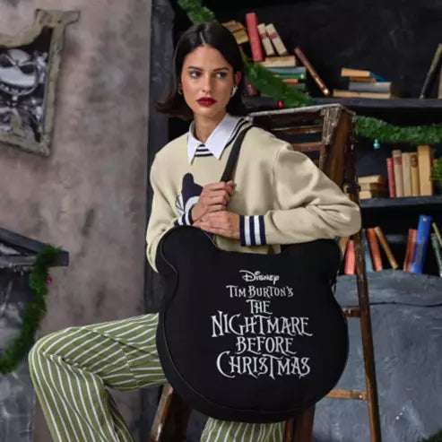 Disney Store US | The Nightmare Before Christmas Vampire Teddy Big Face Canvas Tote 🖤🎃