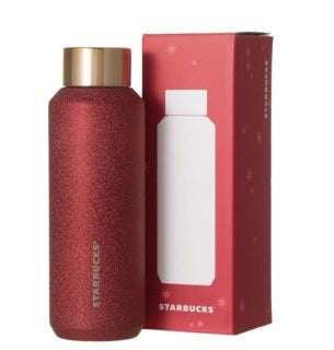 Starbucks Japan Holiday 2026 Glitter Red Stainless Steel Bottle 473ml