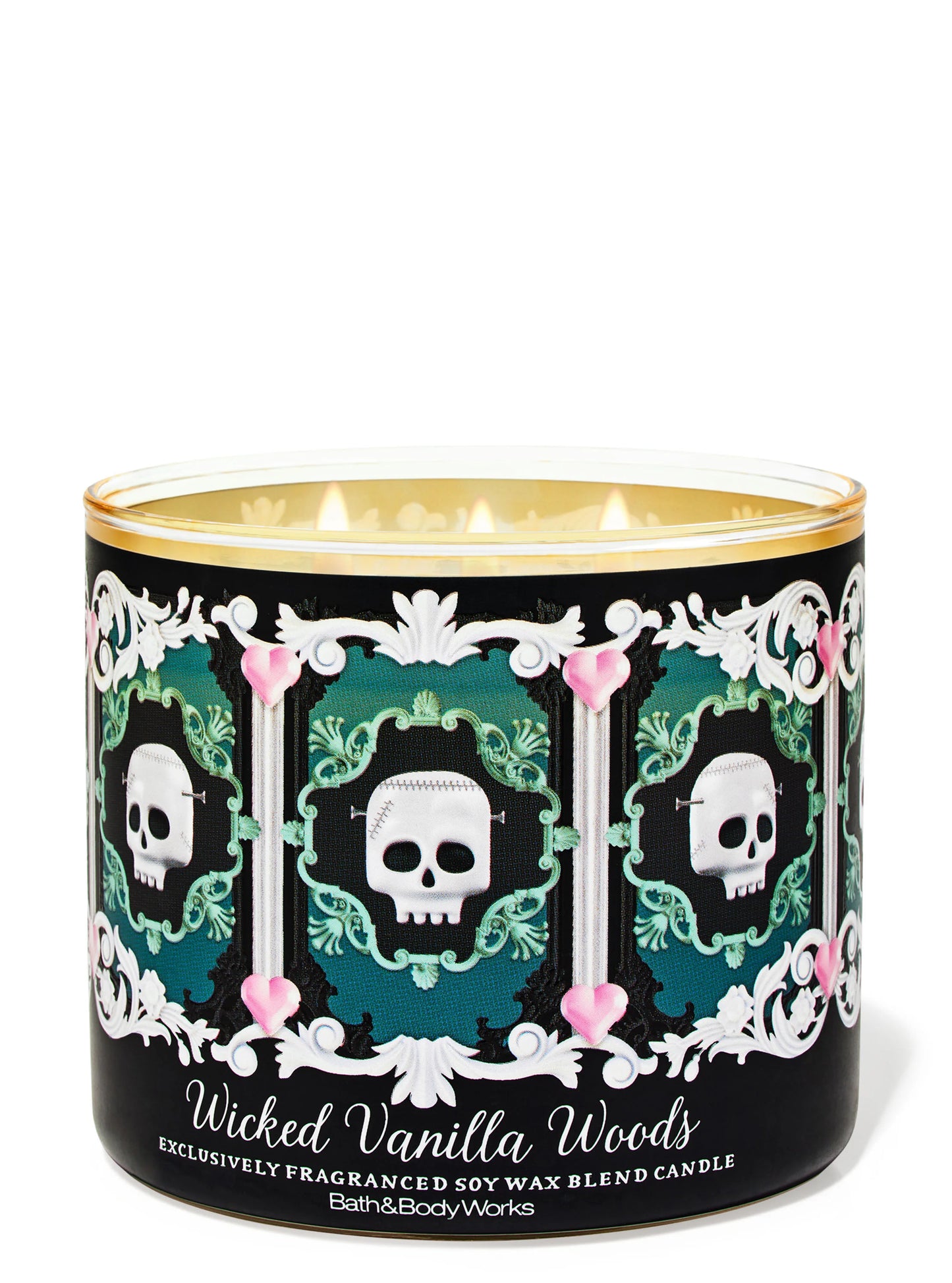 Wicked Vanilla Woods Vela de 3 Pavilos Bath and Body Works
