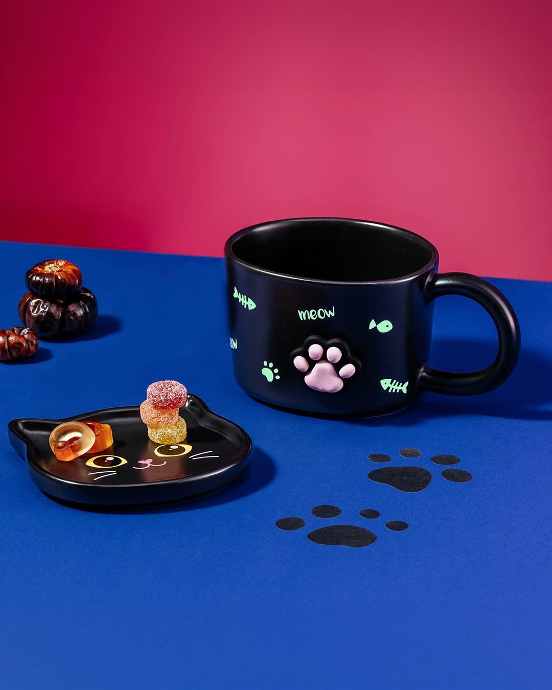 Starbucks Taiwan Autumn 2026 | Night Eyes Black Cat Glow-in-the-Dark Mug Set 355 ml 🐈‍⬛🌙
