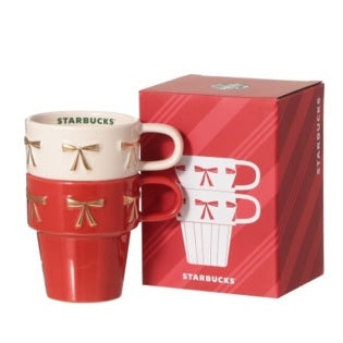 Starbucks Japan Holiday 2026 Stacking Mug Pair Set 237ml