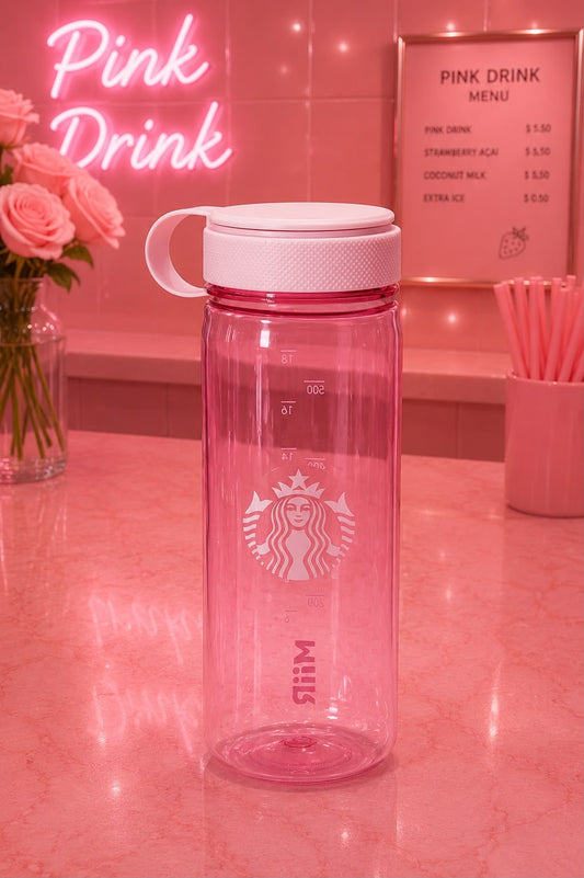 Botella MIIR Starbucks pink drink collection