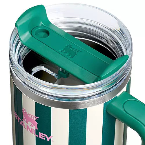 Vaso Stanley 40 oz. Emerald Cabana Gloss Quencher H2.0 FlowState Tumbler - Oasis Collection