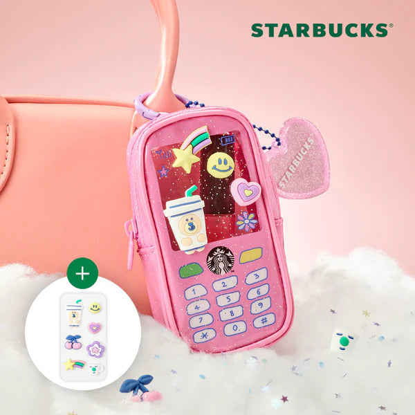 Llavero con forma de Celular de Campus Beary Starbucks Corea 2025