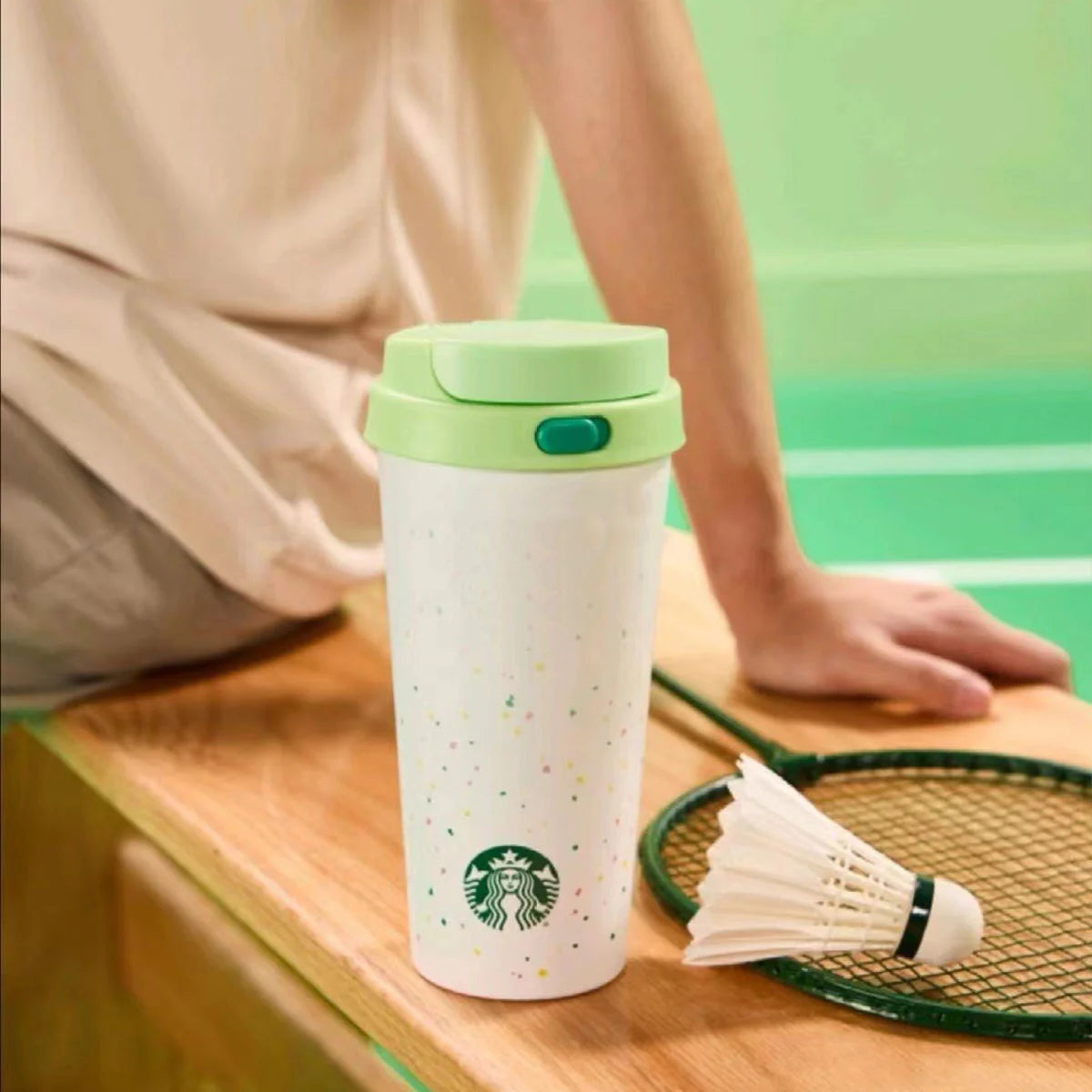 Elma acero inoxidable 473ml Starbucks China 2024 Badminton Series