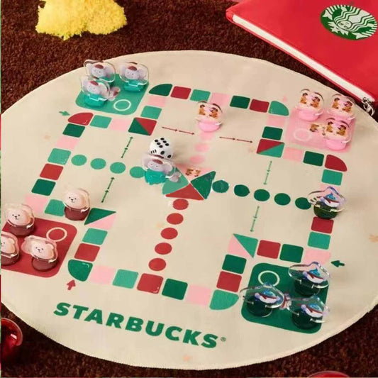 Juego de Mesa Starbucks China 2024 Christmas cute Winter Flying chess board