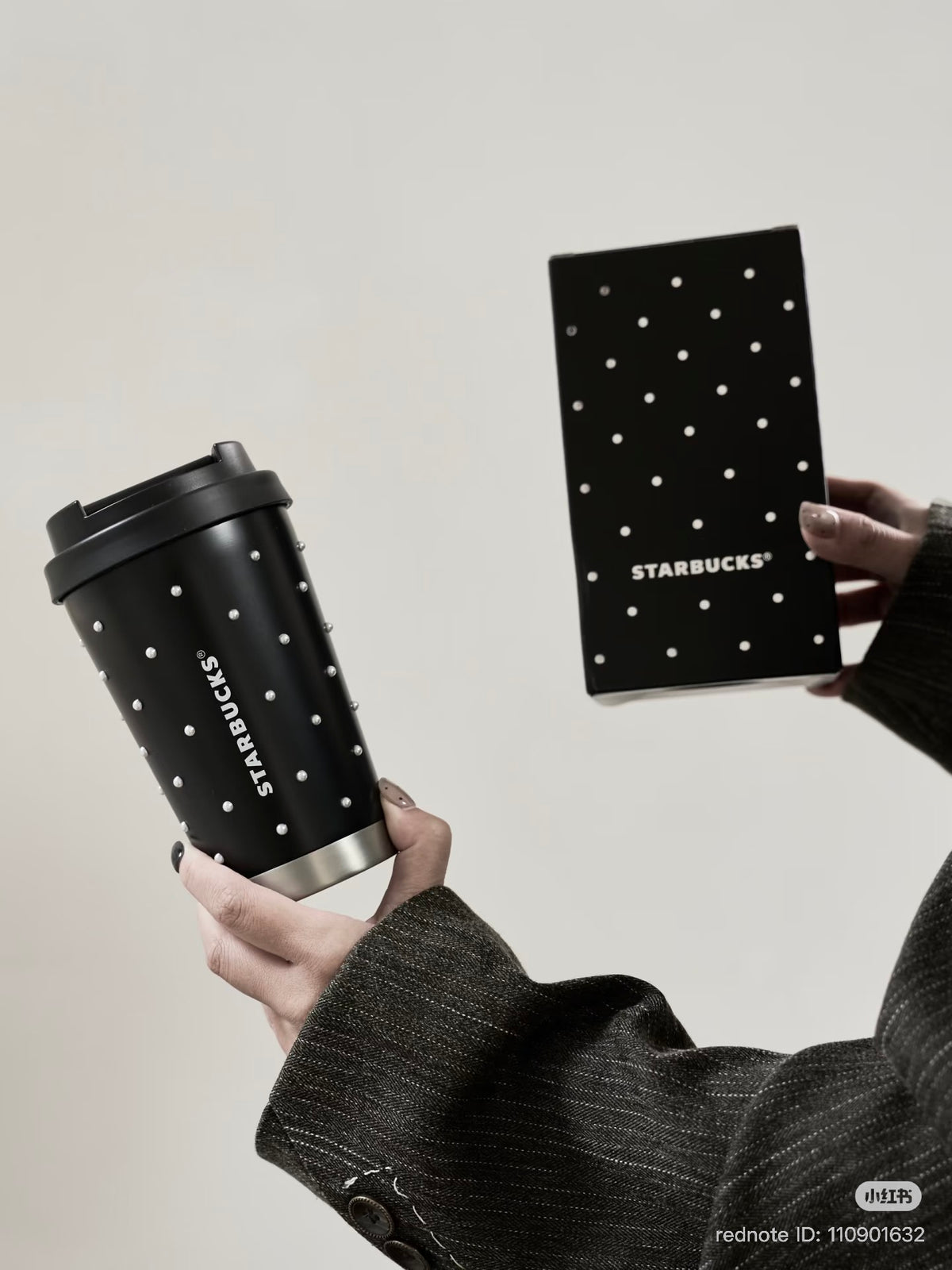 Starbucks China Polka Dot Wonderland 2026 · 380ml Stainless Steel Desk Mug