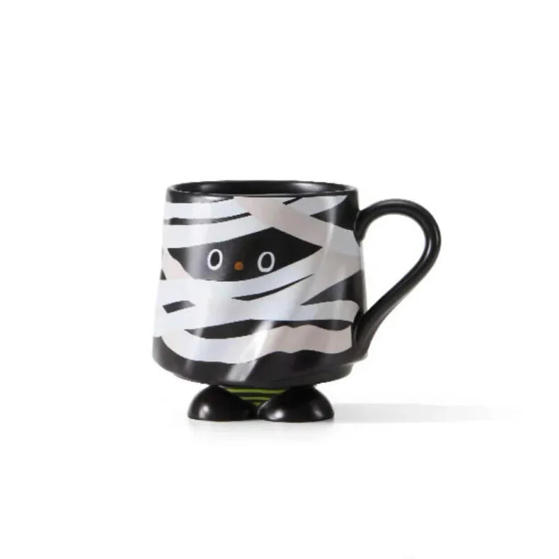 Taza de Ceramica Gato momia Starbucks China 2024 Halloween Green Ghost online ceramic mug 355ml