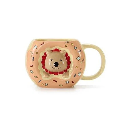 Taza Oso Starbucks China 2024 Christmas Cute Pet Series 355ml