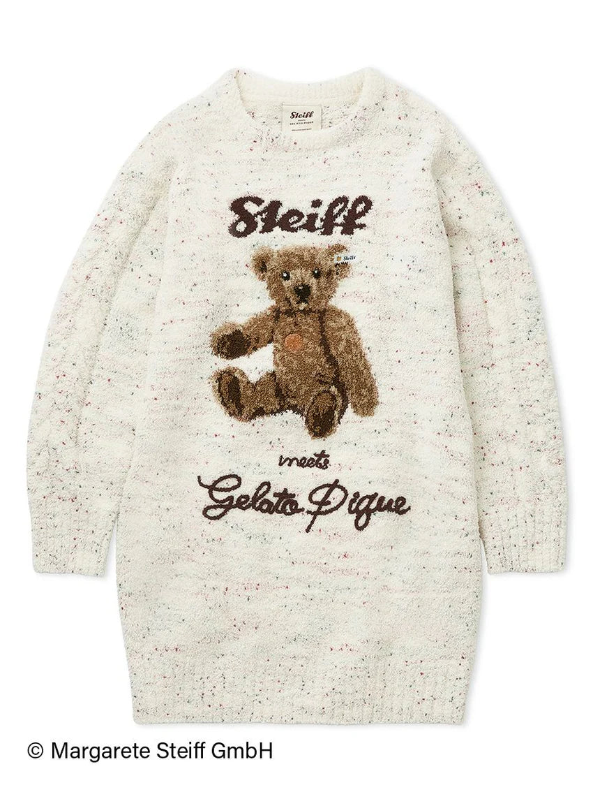 Vestido Powdery Knit Steiff x Gelato Pique – Edición Especial “55PB” 2025
