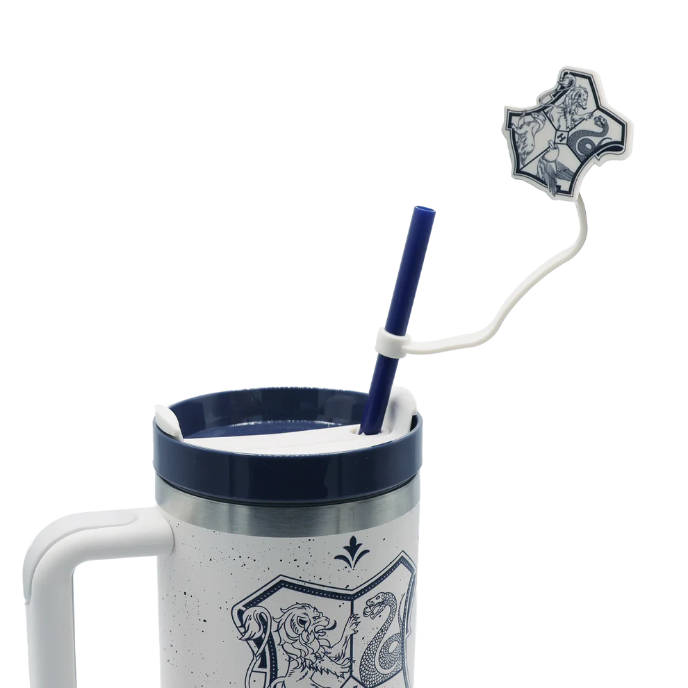 Termo de Acero Inoxidable Hogwarts Crest Cup & Straw