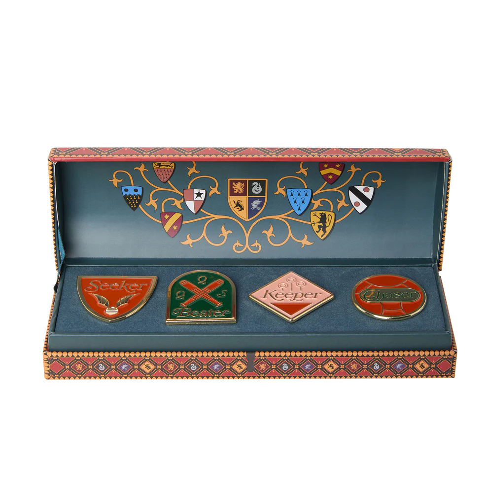 Juego de pines de artículos de Quidditch de calidad Harry Potter Shop