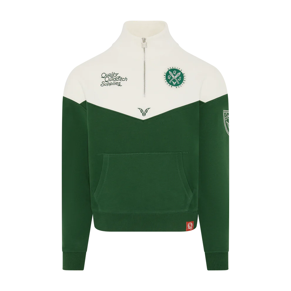 Quality Quidditch Supplies 3/4 Zip Sweatshirt Harry Potter Shop