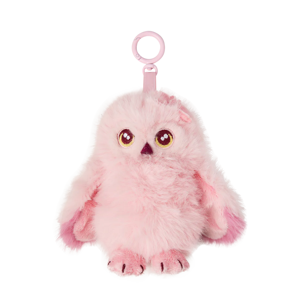 Llavero de peluche de búho Sakura con clip Harry Potter Harajuku