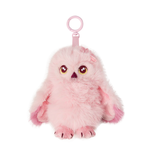 Llavero de peluche de búho Sakura con clip Harry Potter Harajuku