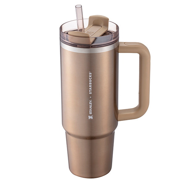 Stanley Acero Inoxidable Color Champagne Starbucks Taiwan 2025 Christmas Party Series 30oz