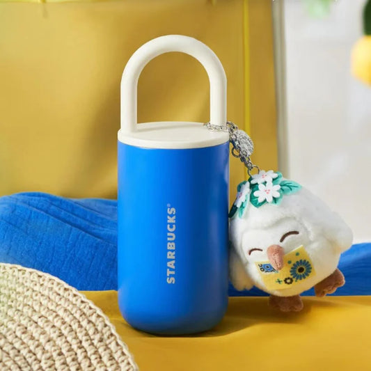 Termo de Acero Inoxidable con Charm Starbucks China 2025 Holiday Sea Breeze series 400ml
