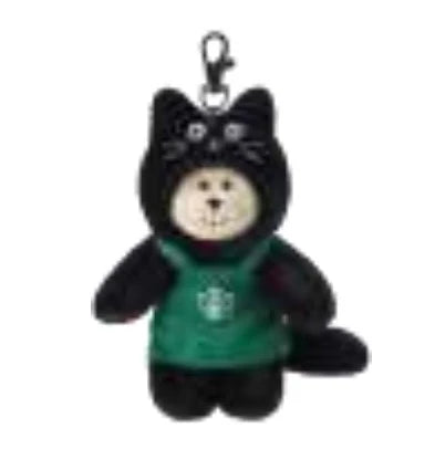 Llavero de gato de la serie de Halloween de Starbucks Taiwán 2025 (parte 1)